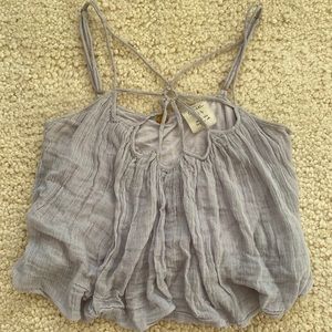 Lavender free people crop tank top size xs
